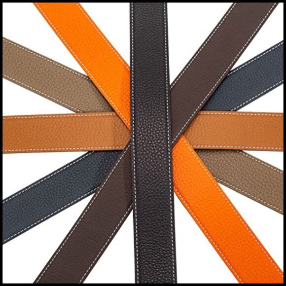 Reversible Genuine Leather Belt Strap 1.5\